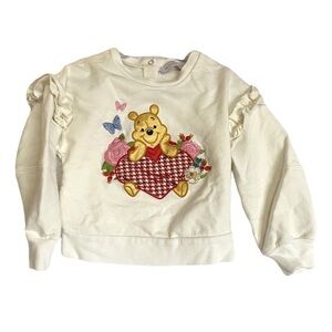 MonnaLisa Winnie the Pooh sweater. Size 24 months